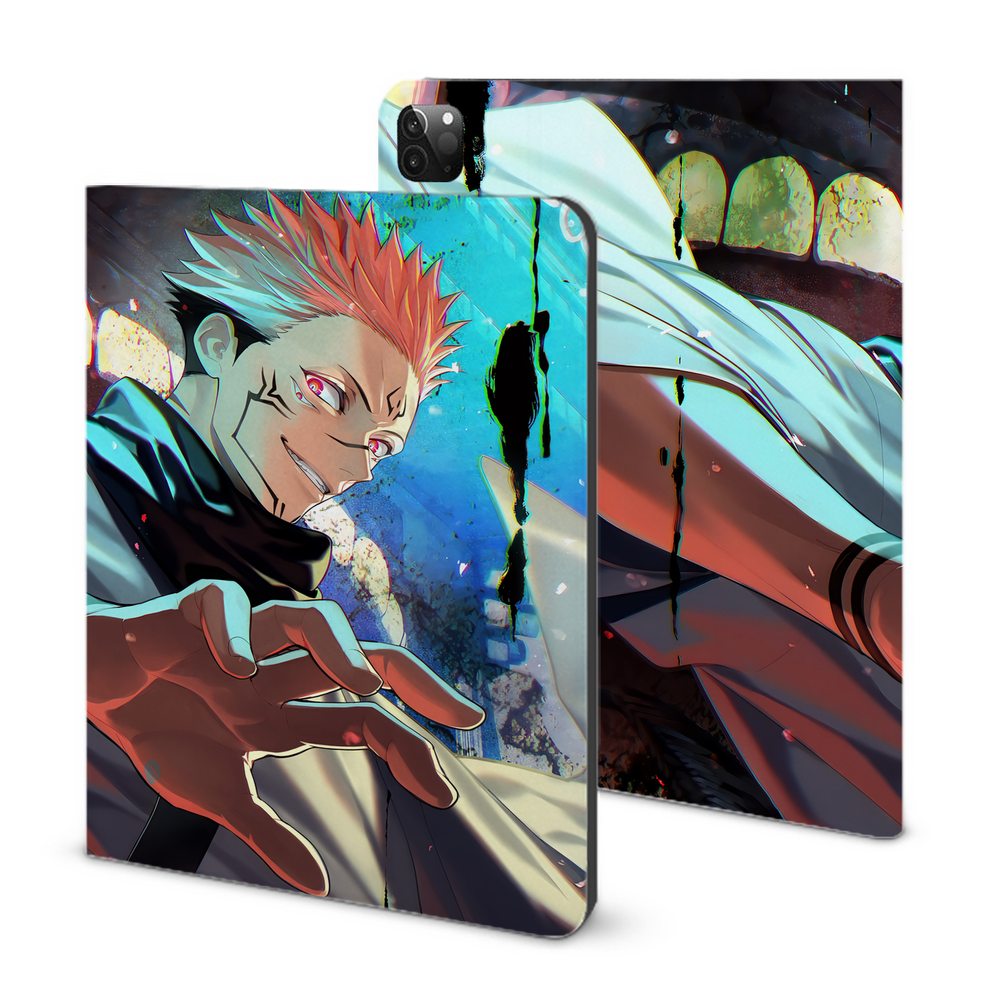 （画像用） 呪術廻戦 Jujutsu Kaisen IPadケース ペンホルダー付き ブックスタイルデザイン